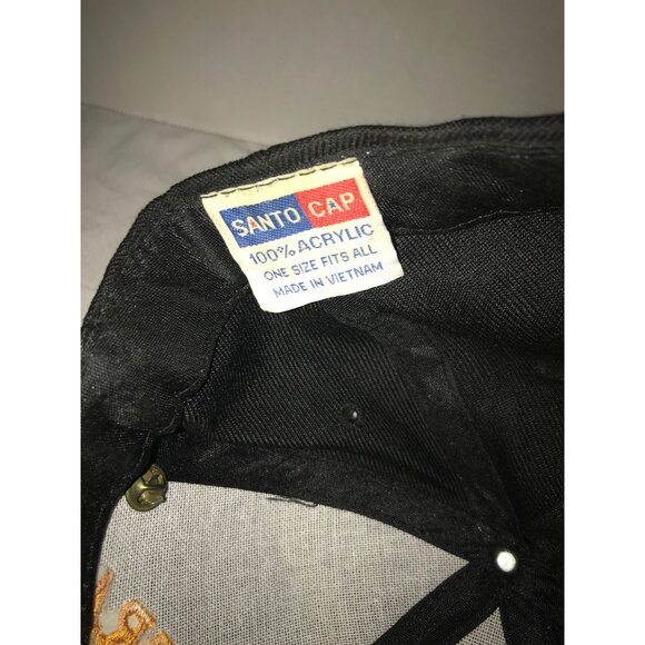 Vietnam War Marine Vet Ribbon Embroidered Black Cap & Pin - Picture 7 of 8